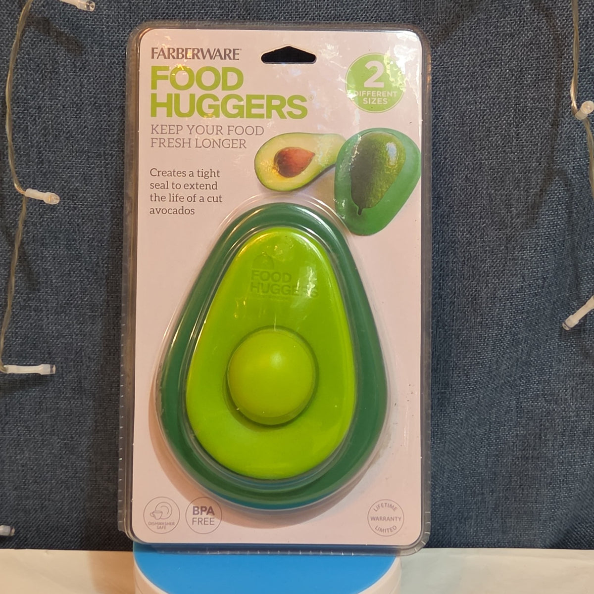 Farberware Food Huggers Silicone Avocado Saver 2-Pack BPA-Free