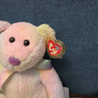 TY Beanie Buddy GROOVY the Bear 1999 | 14" Rainbow Tie-Dye | MWMT Mint Tags