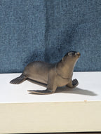 Vintage S.H. Sea Lion Figure | Realistic Ocean Animal Toy | Articulated Neck