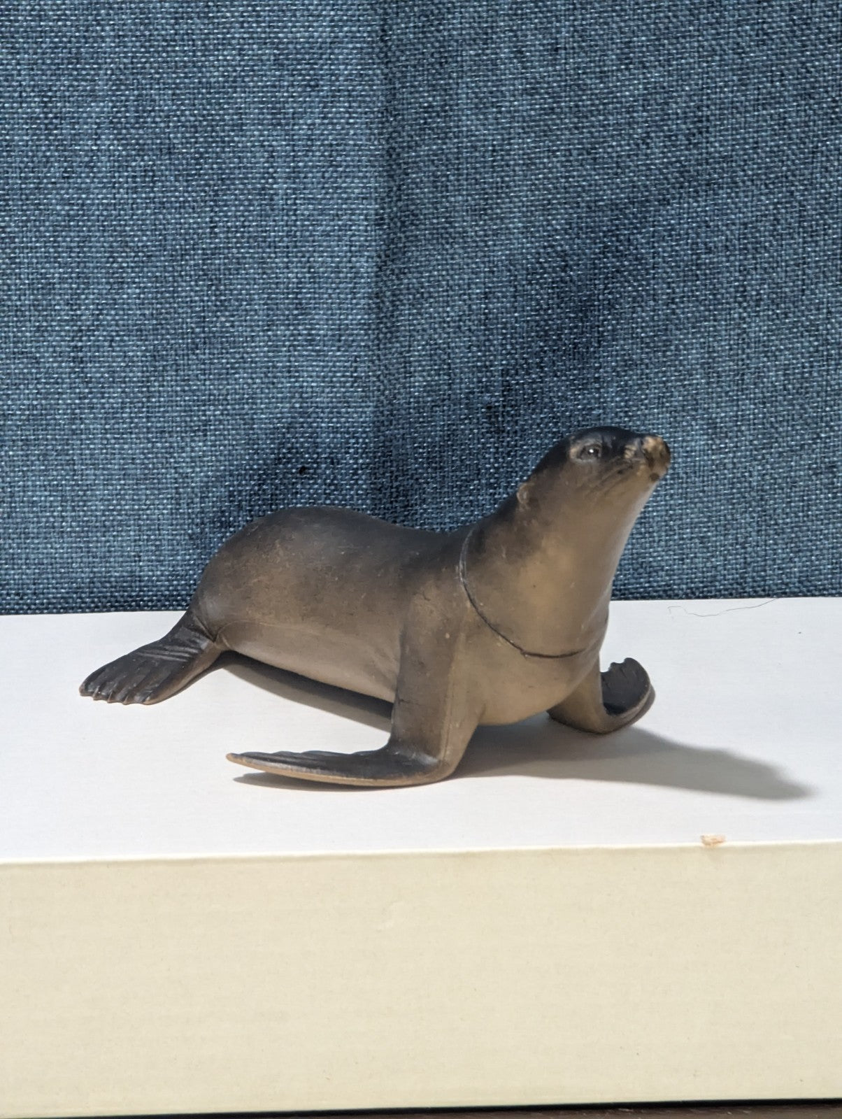 Vintage S.H. Sea Lion Figure | Realistic Ocean Animal Toy | Articulated Neck