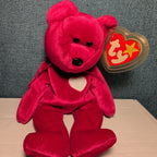 Valentina Ty Beanie Baby 1998 Retired Valentine Bear with Tag Protector Vintage