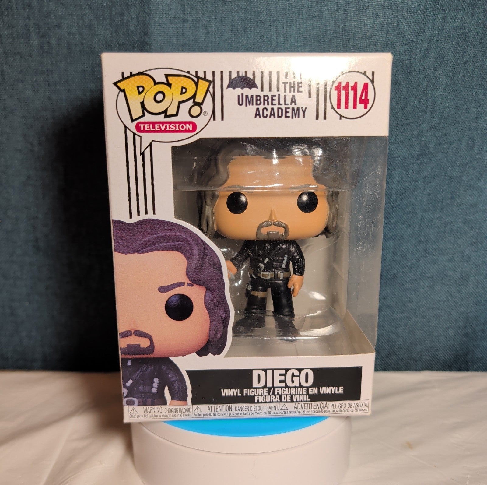 Funko Pop Television Umbrella Academy Diego 1114 Vinyl Figure in Box w Protector