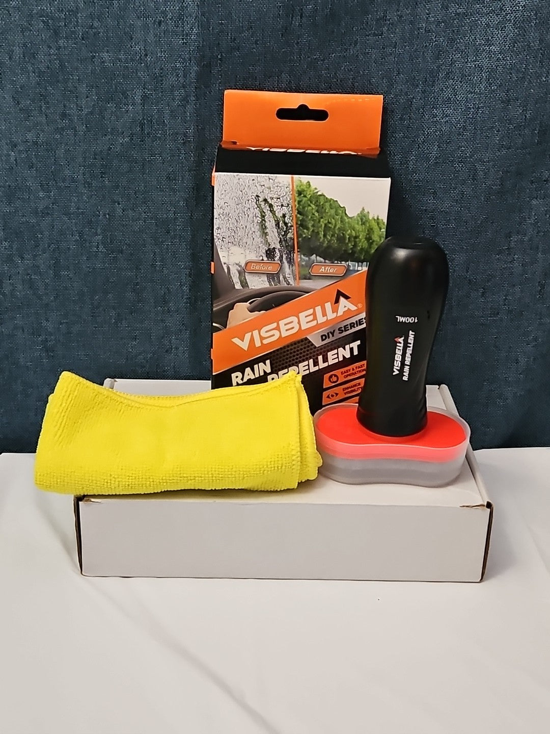 Visbella Rain Repellent DIY Kit 100ml | Hydrophobic Glass Coating Shield