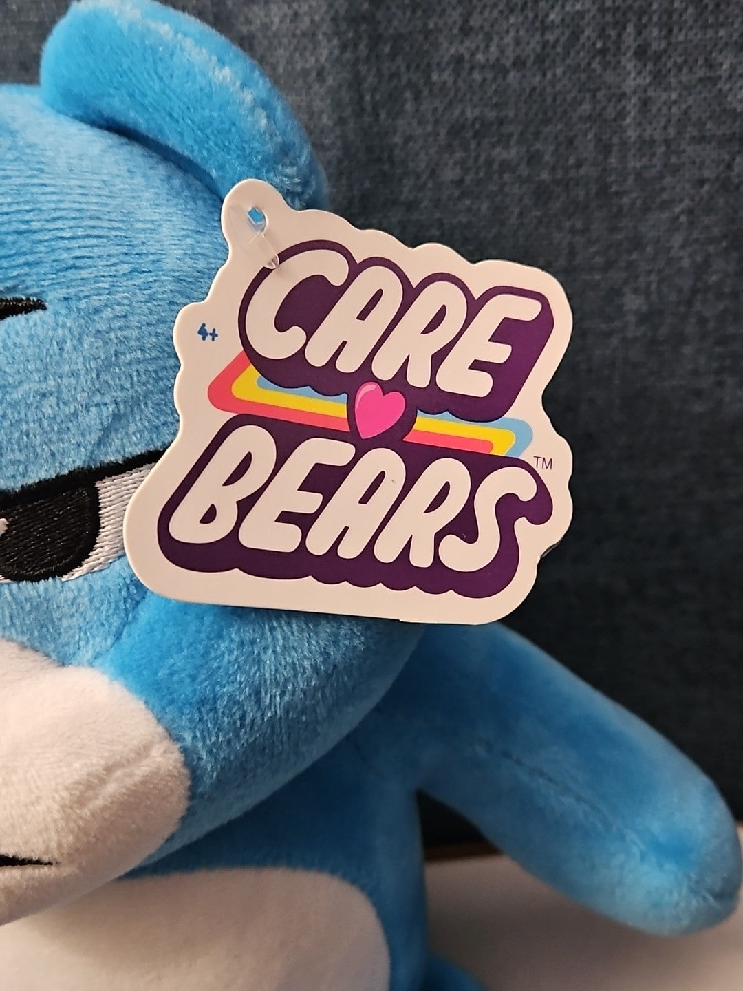 Care Bears Grumpy Bear Plush 11' Basic Fun Blue Cloud | NWT Read Condition Tear