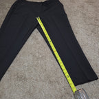 Zac & Rachel Black Dress Pants 14 Pleated Pocket Stretch Career NWOT