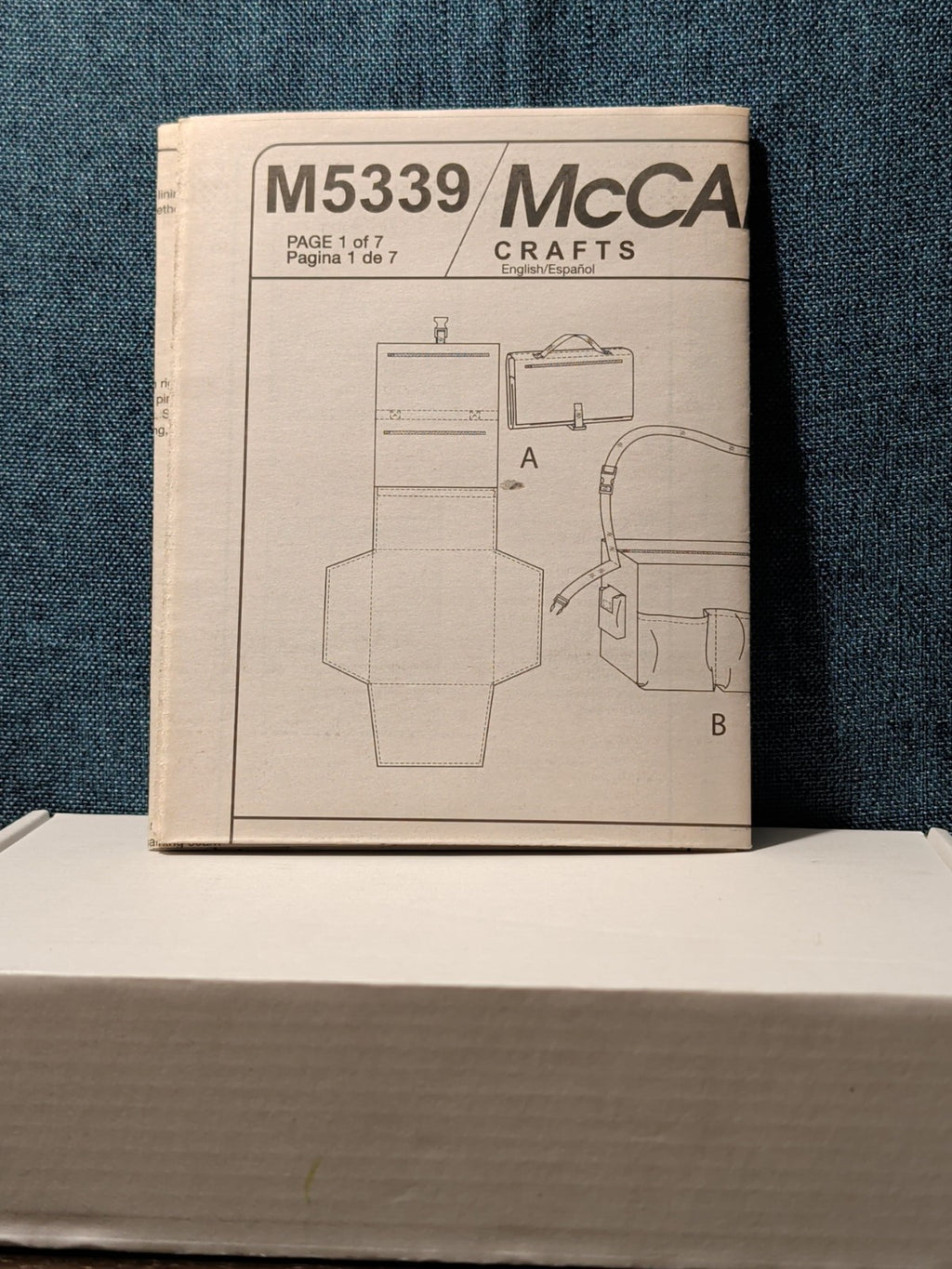 McCall's M5339 Diaper Bag Pattern 2007 Tote Changing Mat Bottle Bag UNCUT Kit