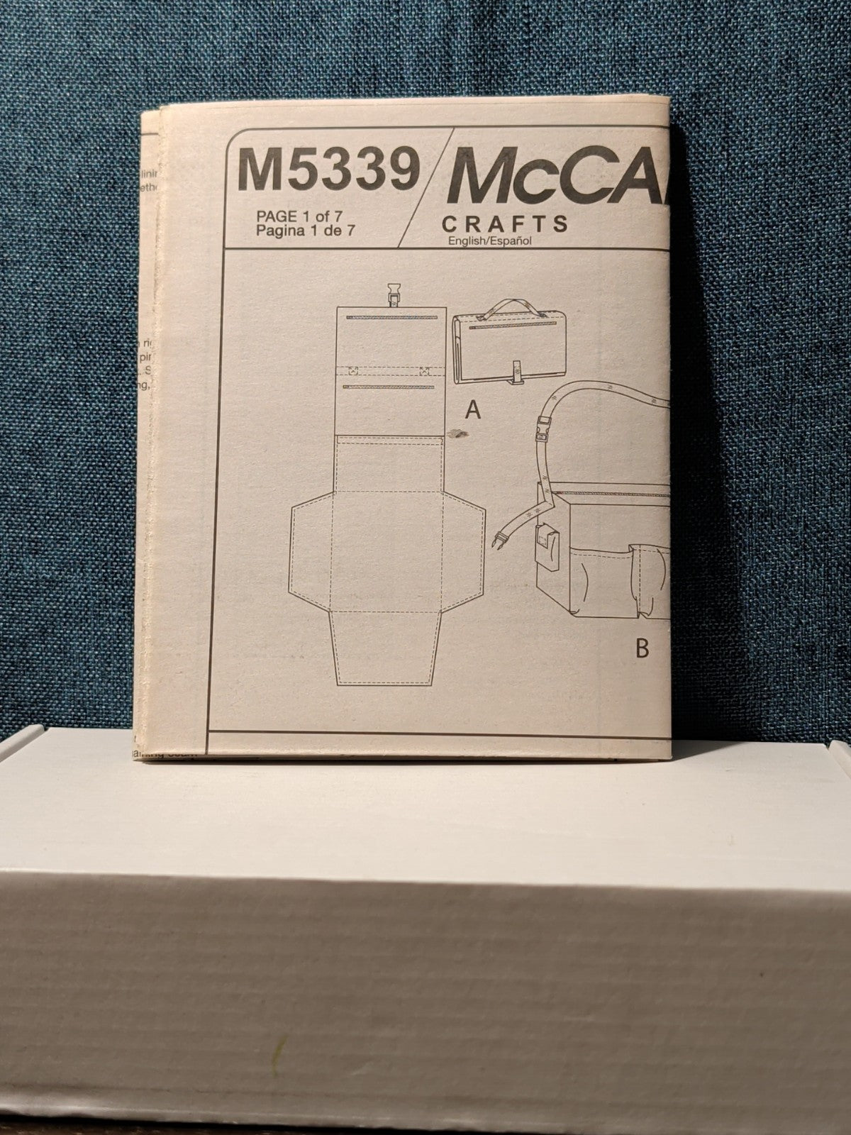 McCall's M5339 Diaper Bag Pattern 2007 Tote Changing Mat Bottle Bag UNCUT Kit