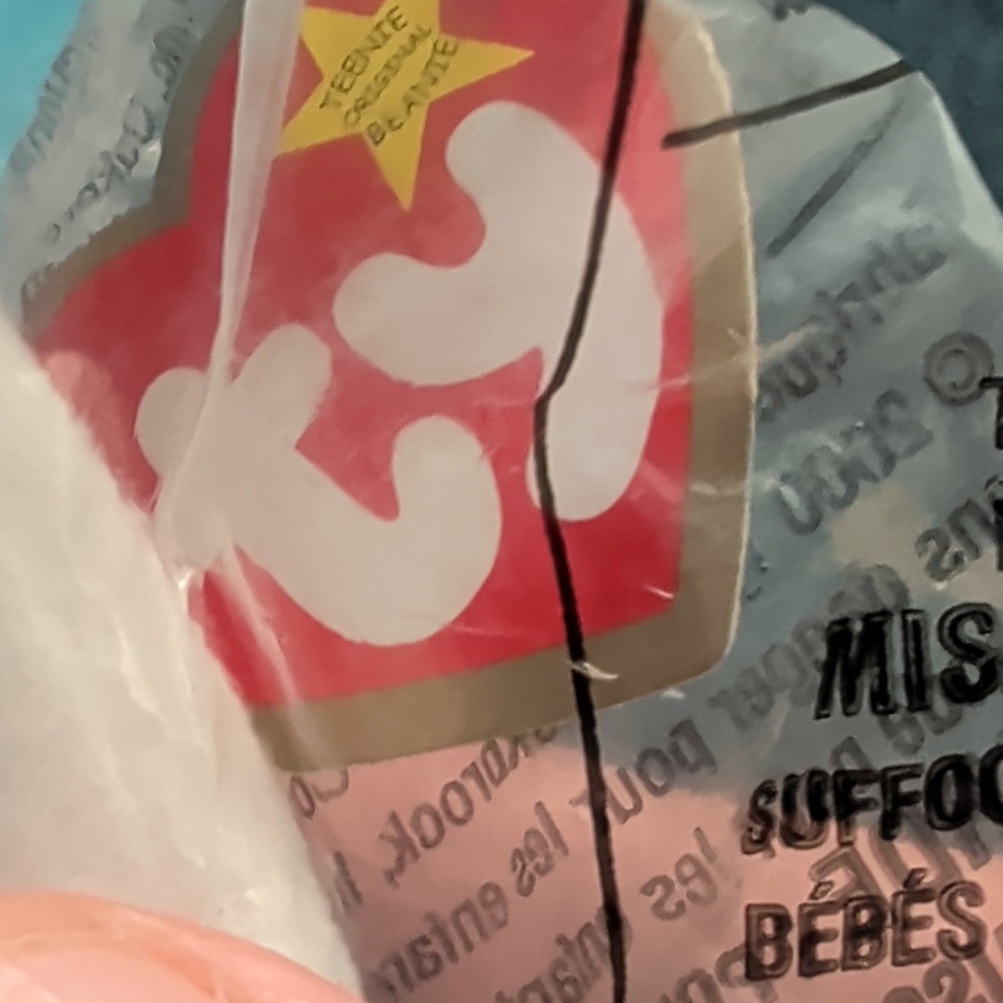 Ty Teenie Beanie Babies Flip the Cat #3 McDonald’s 2000 Sealed New White Cat Toy