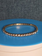 Crystal Bracelet Bangle Stretch Bling Single Row Rhinestones Bracelets For Women