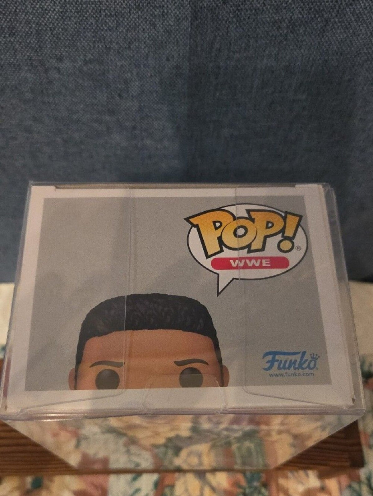 Funko Pop WWE 189 The Rock Dwayne Johnson Black Shirt Vinyl Figure w Protector