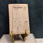 Simplicity 8677 Pattern Wide Leg Slim Pants Skirt Shorts 1989 Size BB LGXL Uncut