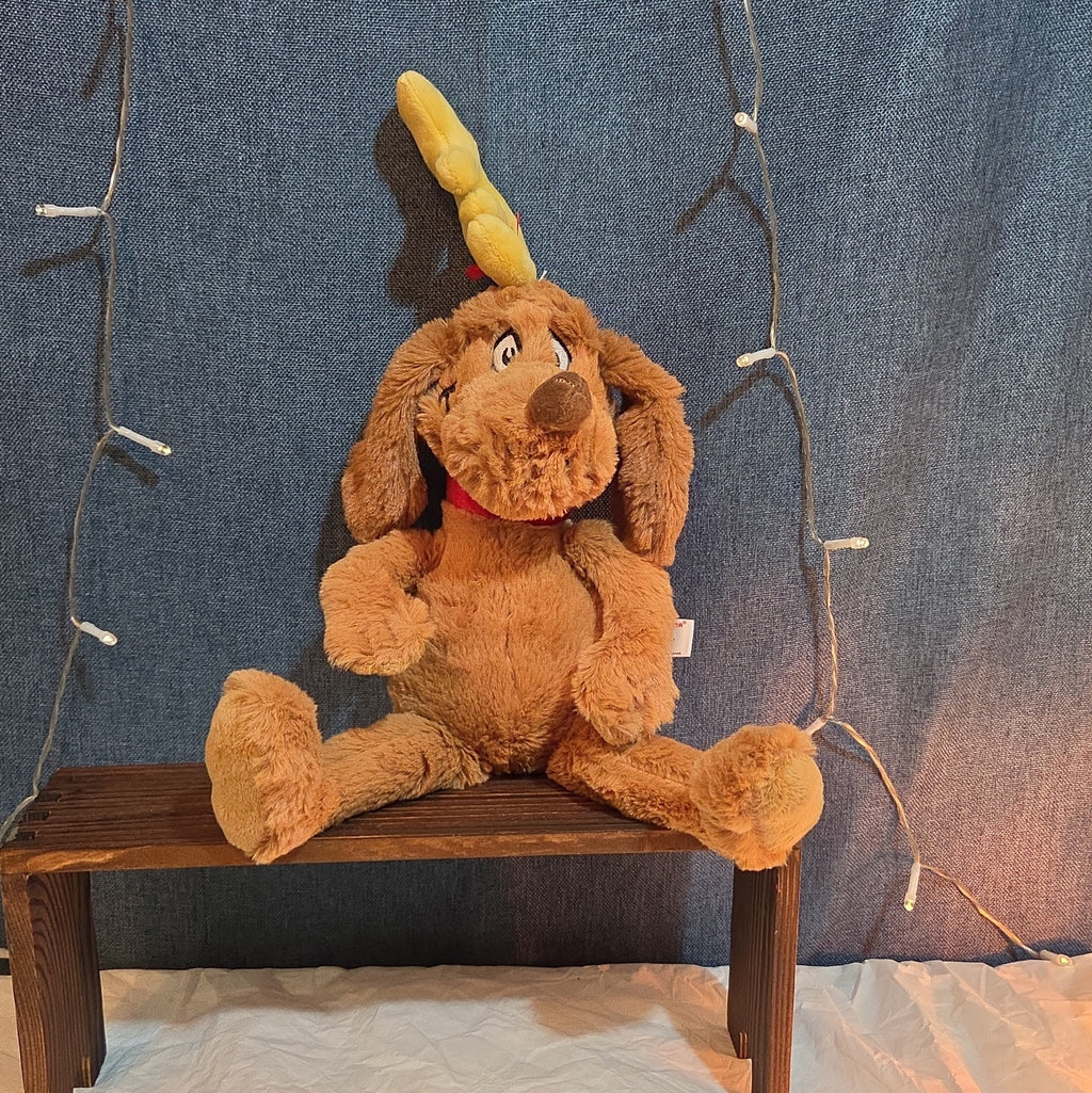 Aurora Dr Seuss Max Dog Grinch Antler Plush