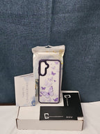 NEW DagoRoo for Samsung Galaxy S25 5G Case | Purple Butterfly Kit