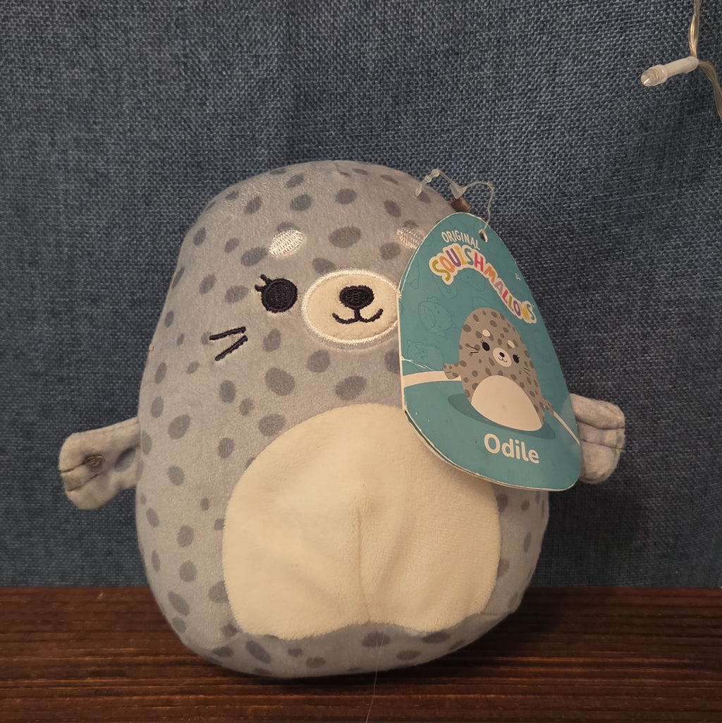 Squishmallows Odile Seal 11" Spotted Plush Kawaii NWT KellyToy