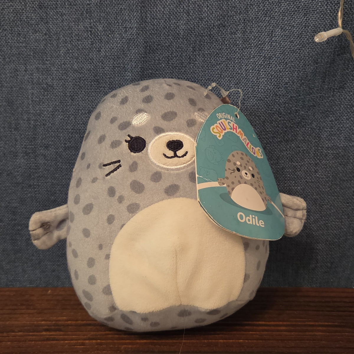 Squishmallows Odile Seal 11" Spotted Plush Kawaii NWT KellyToy