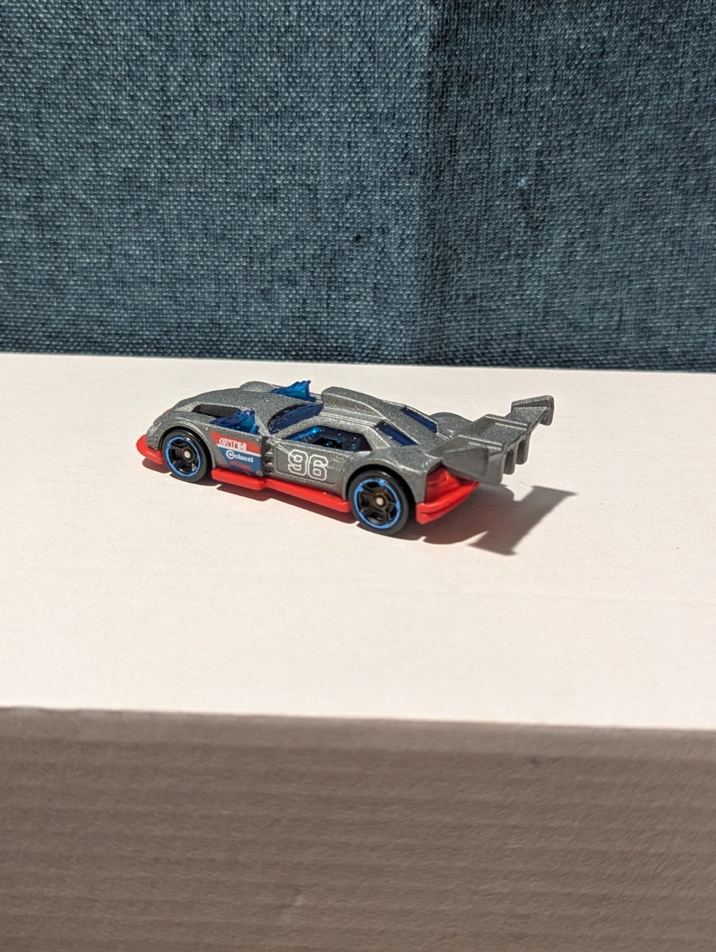 Hot Wheels GT HUNTER 2014 First Edition Night Burnerz #96 Silver Loose | Good