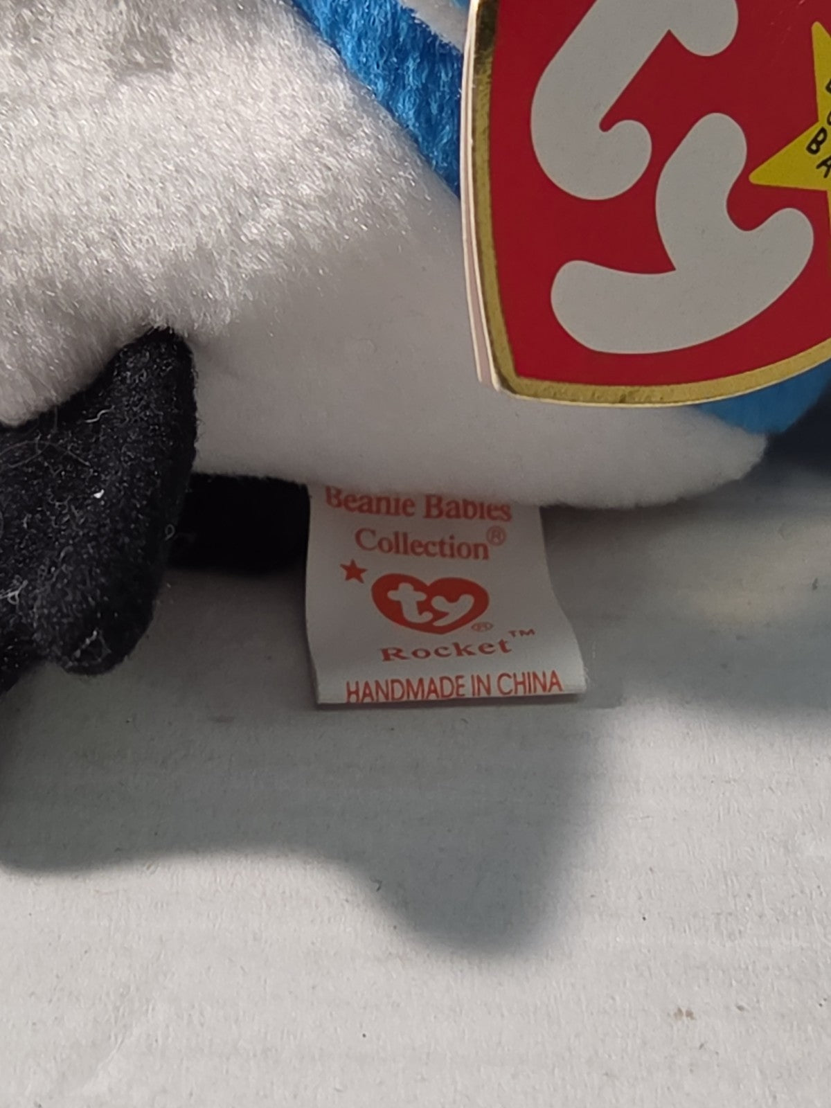 Ty Beanie Baby Rocket the Blue Jay Set Standard & Teenie Beanie 1998 NWT Bird