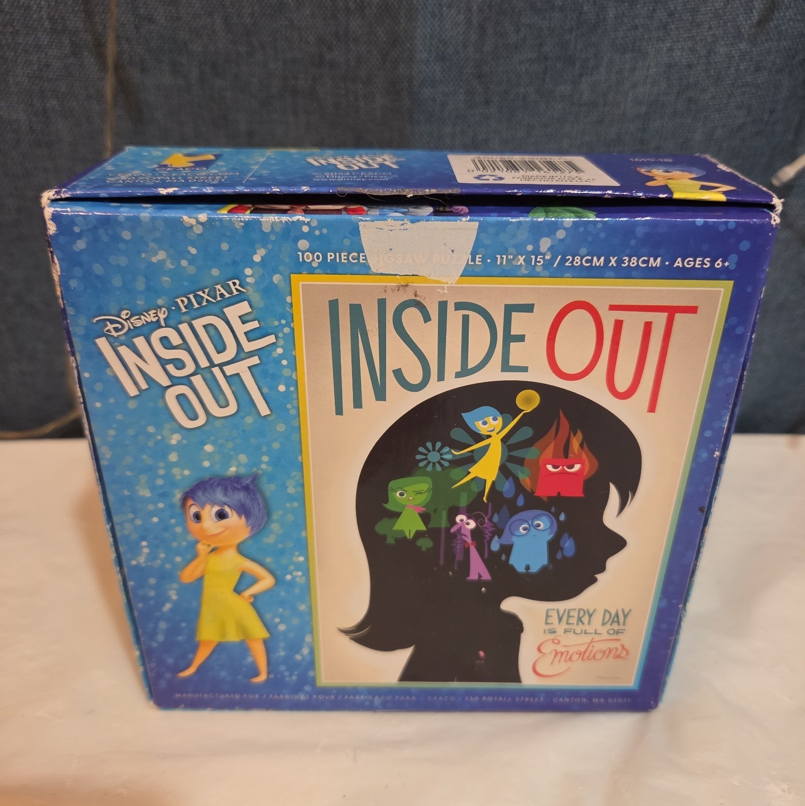 Disney Pixar Inside Out 100 Piece Jigsaw Puzzle Complete Family