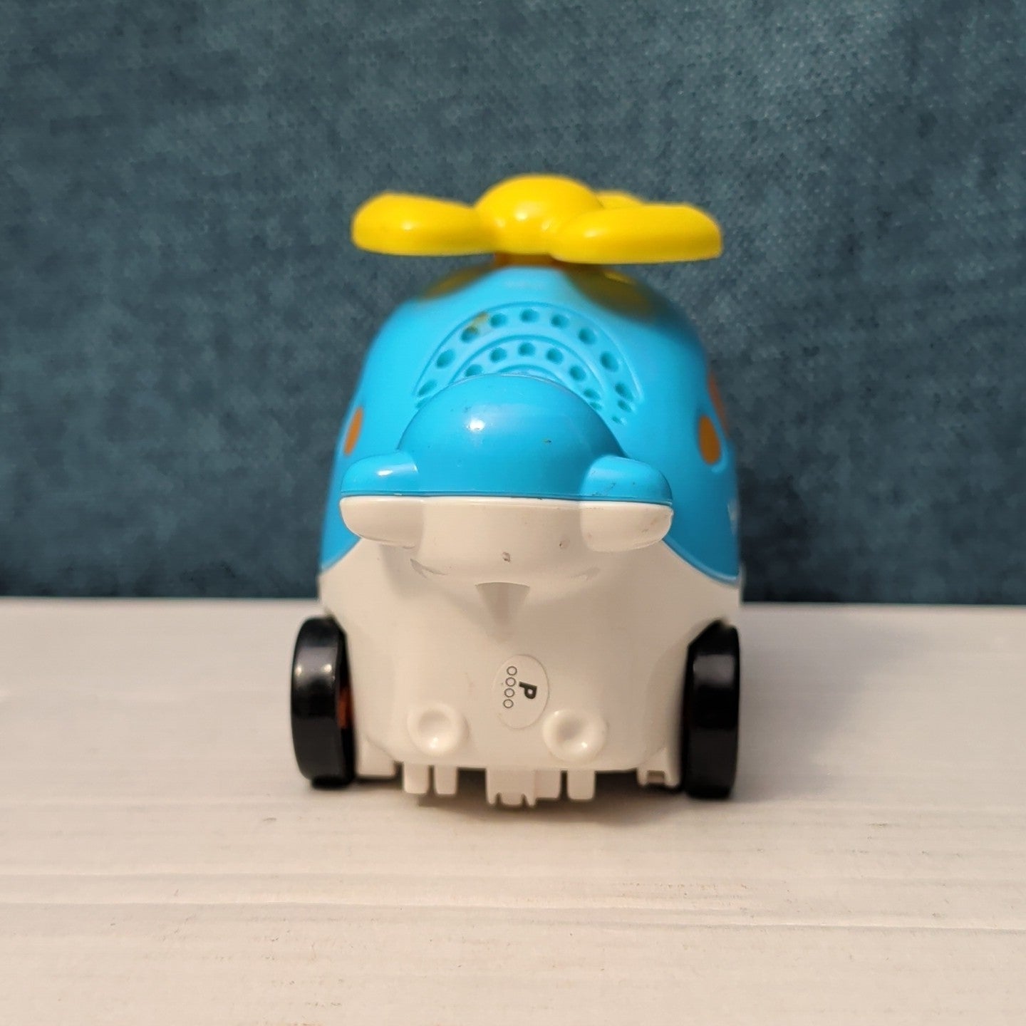 VTech Go! Go! Smart Wheels HELICOPTER | Light Blue & Yellow | Tested Works!