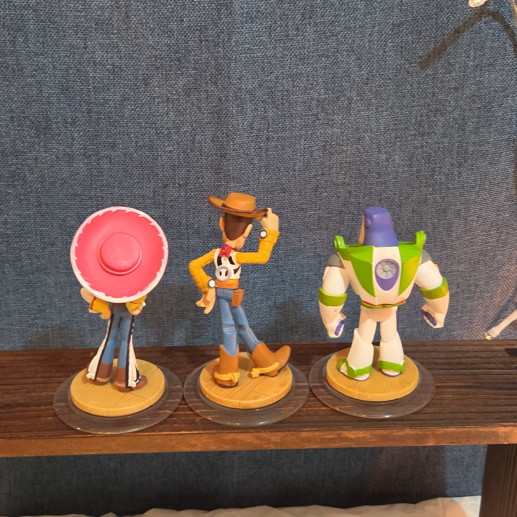 Disney Infinity Toy Story Buzz Woody Jessie Figures Lot 3 Loose