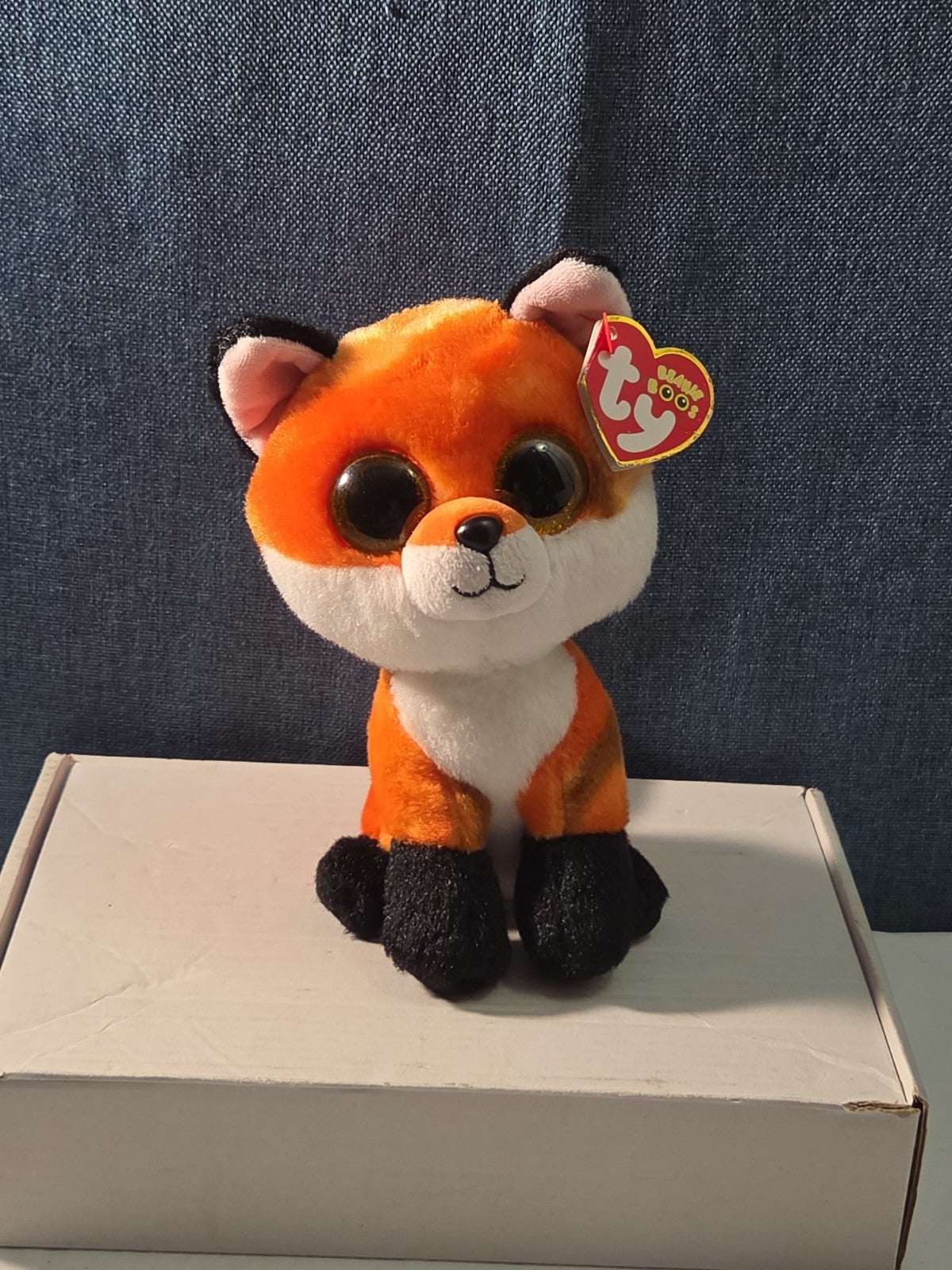Ty Beanie Boos Meadow the Fox 6" Plush Stuffed Animal Toy