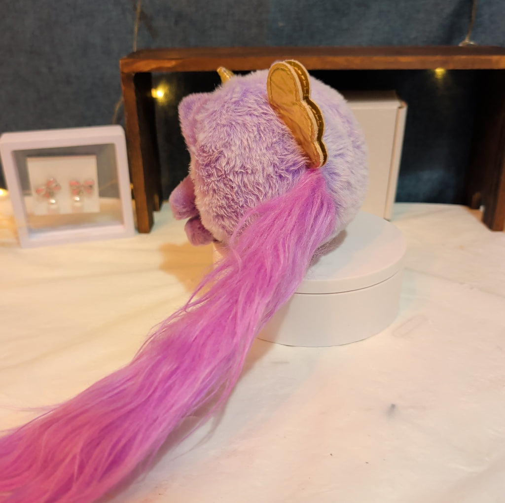 Zuru Rainbocorns Purple Kittycorn Fluffy Tail Gold Wings 2024