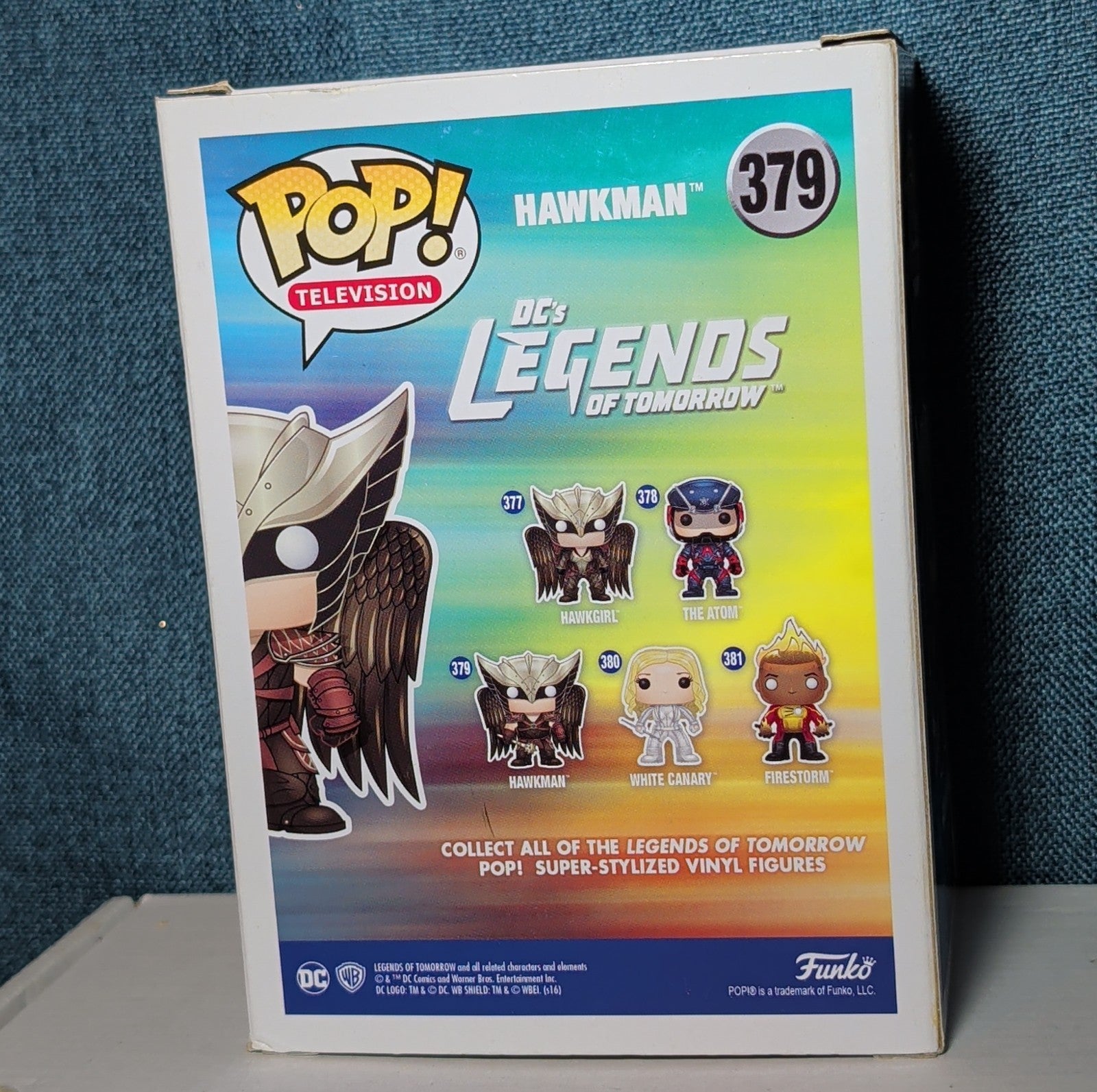 Funko Pop Hawkman 379 DC's Legends Of Tomorrow Vinyl Figure NIB with Protector