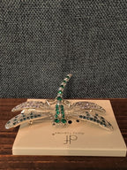 Daisy Fuentes Emerald Green, Sapphire Blue & Violet Dragonfly Brooch