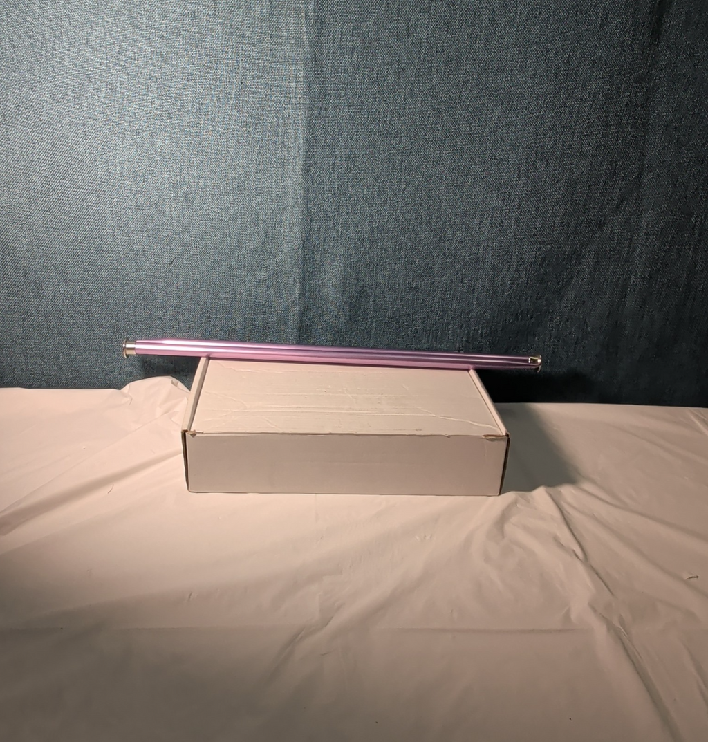 Boye Size 5 Aluminum Knitting Needles 14 Inch Straight Pair Purple Vintage 6328