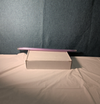 Boye Size 5 Aluminum Knitting Needles 14 Inch Straight Pair Purple Vintage 6328