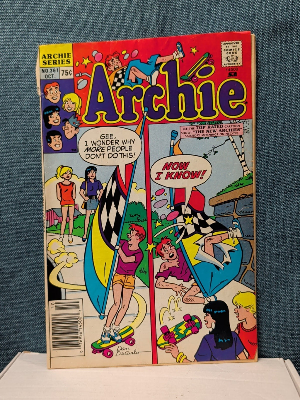 Archie #361 Oct 1988 Newsstand :Dan DeCarlo Art The New Archies Promo
