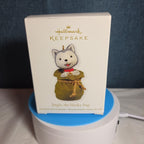 Hallmark Keepsake Jingle Husky Pup Sack Ornament 2011