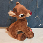 Dan Dee Rudolph Red Nosed Reindeer 15" Plush Light Sings