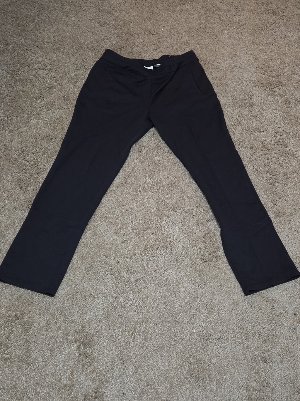 Cato Black Slacks Womens MP Classic Stretch Pull On Pants Comfort