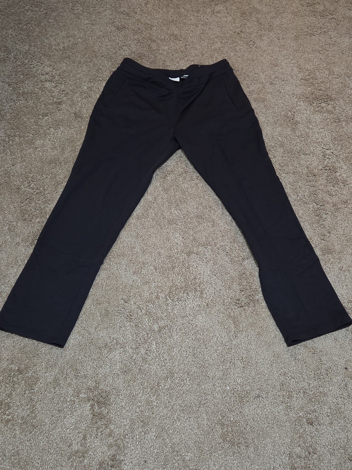 Cato Black Slacks Womens MP Classic Stretch Pull On Pants Comfort