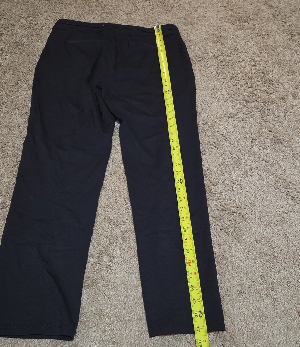 Cato Black Slacks Womens MP Classic Stretch Pull On Pants Comfort