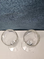 Set of 6 Classic Champagne Flutes | 6oz Trumpet Shape | Elegant Clear Glass Stem
