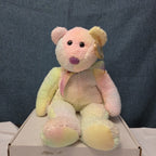 TY Beanie Buddy GROOVY the Bear 1999 | 14" Rainbow Tie-Dye | MWMT Mint Tags