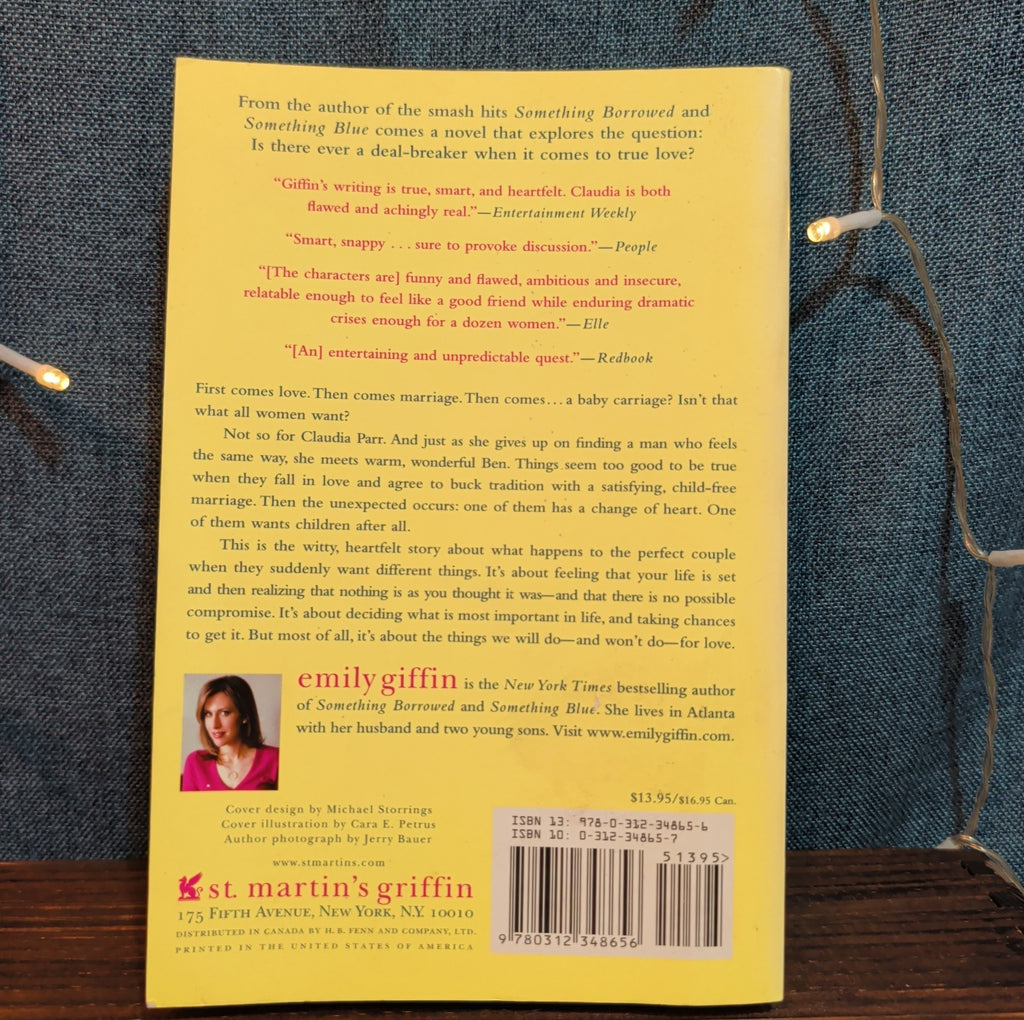 Emily Giffin Baby Proof Paperback