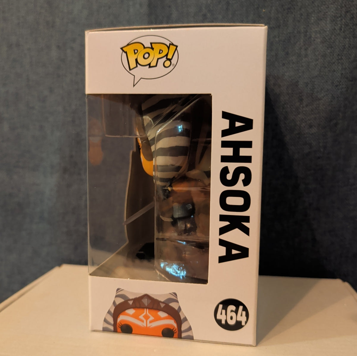 Funko POP Star Wars Ahsoka 464 The Mandalorian Dual Sabers in Box with Protector