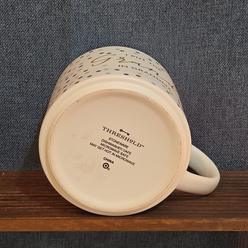 Threshold Grand In Grandma 16oz Stoneware Coffee Mug Dotted