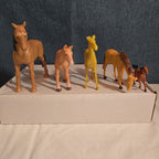Plastic Animal Figures Toy Lot 24pc Safari Farm Zoo Animals