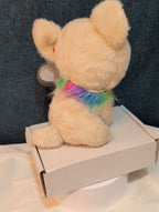 Ty Beanie Boos Chewey Chihuahua Rainbow Collar Gold Glitter Eyes 6" Plush