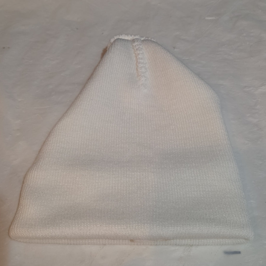 Custom Grinch Throat Punch White Knit Beanie Funny Holiday Hat Brand