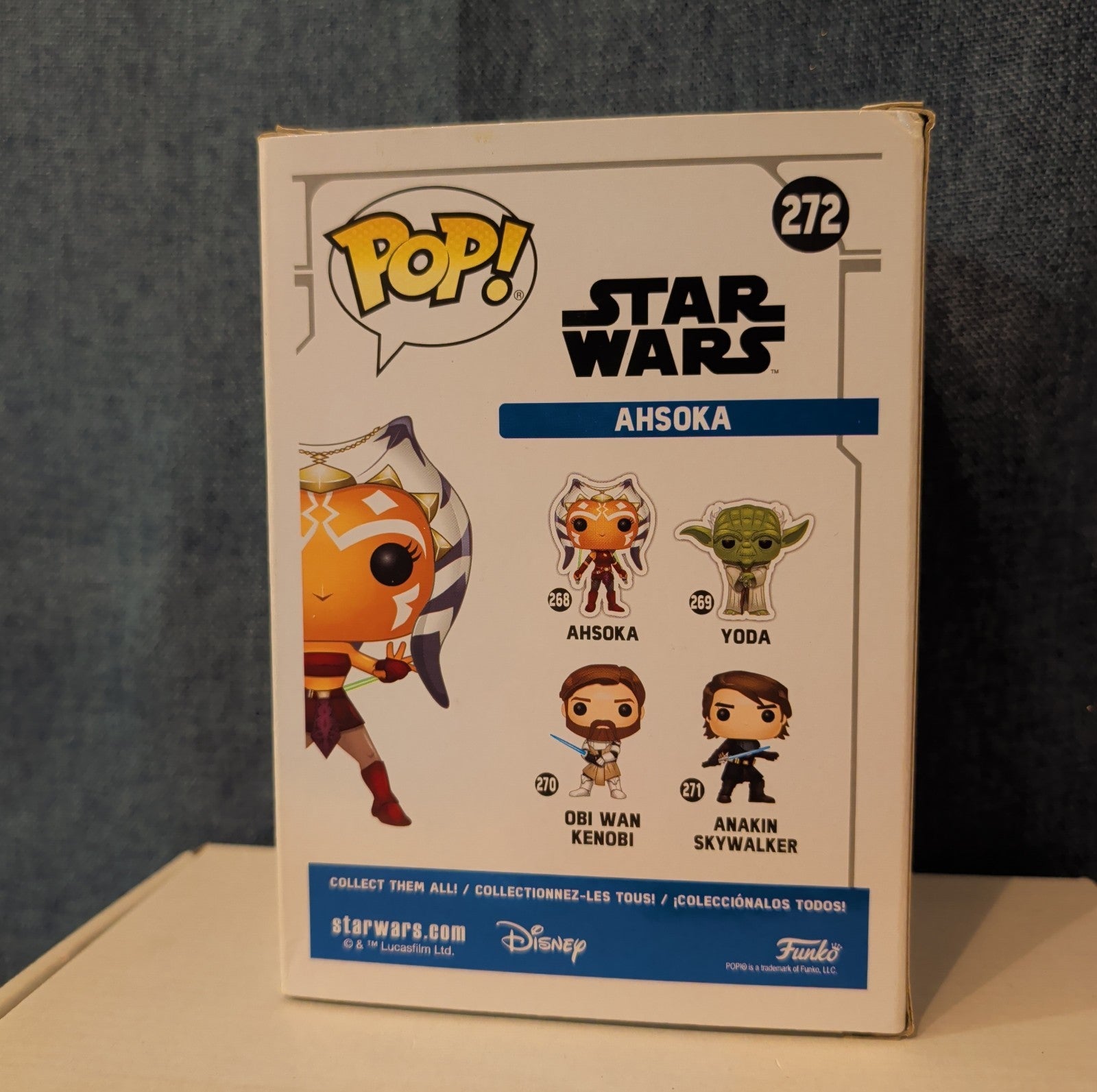 Funko POP Star Wars Ahsoka 272 Hot Topic Exclusive Vinyl In Box with Protector