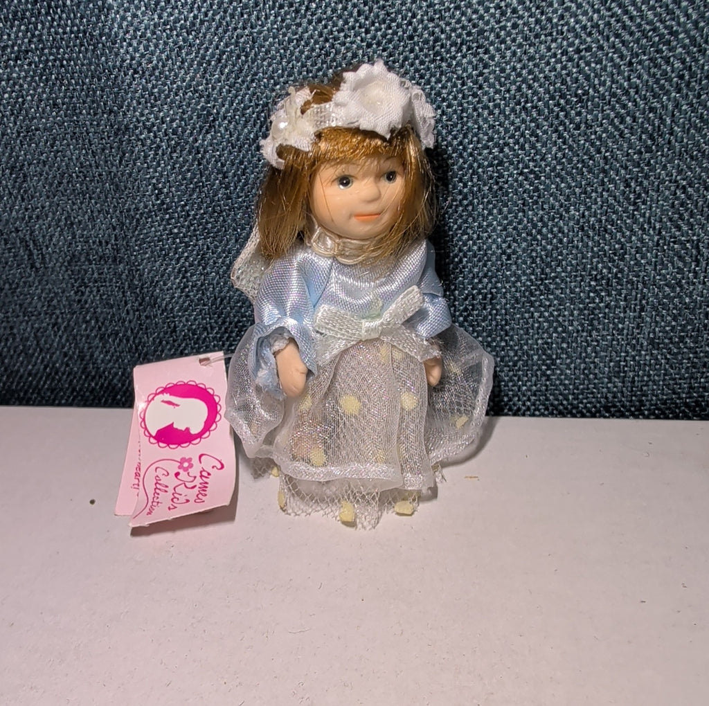 Cameo Kids Collection Porcelain Fairy Doll Blue Dress NWT 697738124490