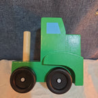 Melissa & Doug Wooden Car Carrier Truck Cab Green Replacement