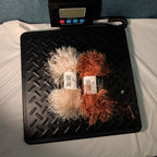 Lion Brand Fun Fur Yarn Copper & Champagne Eyelash Lot 2 Skeins 64yds Y2K NEW