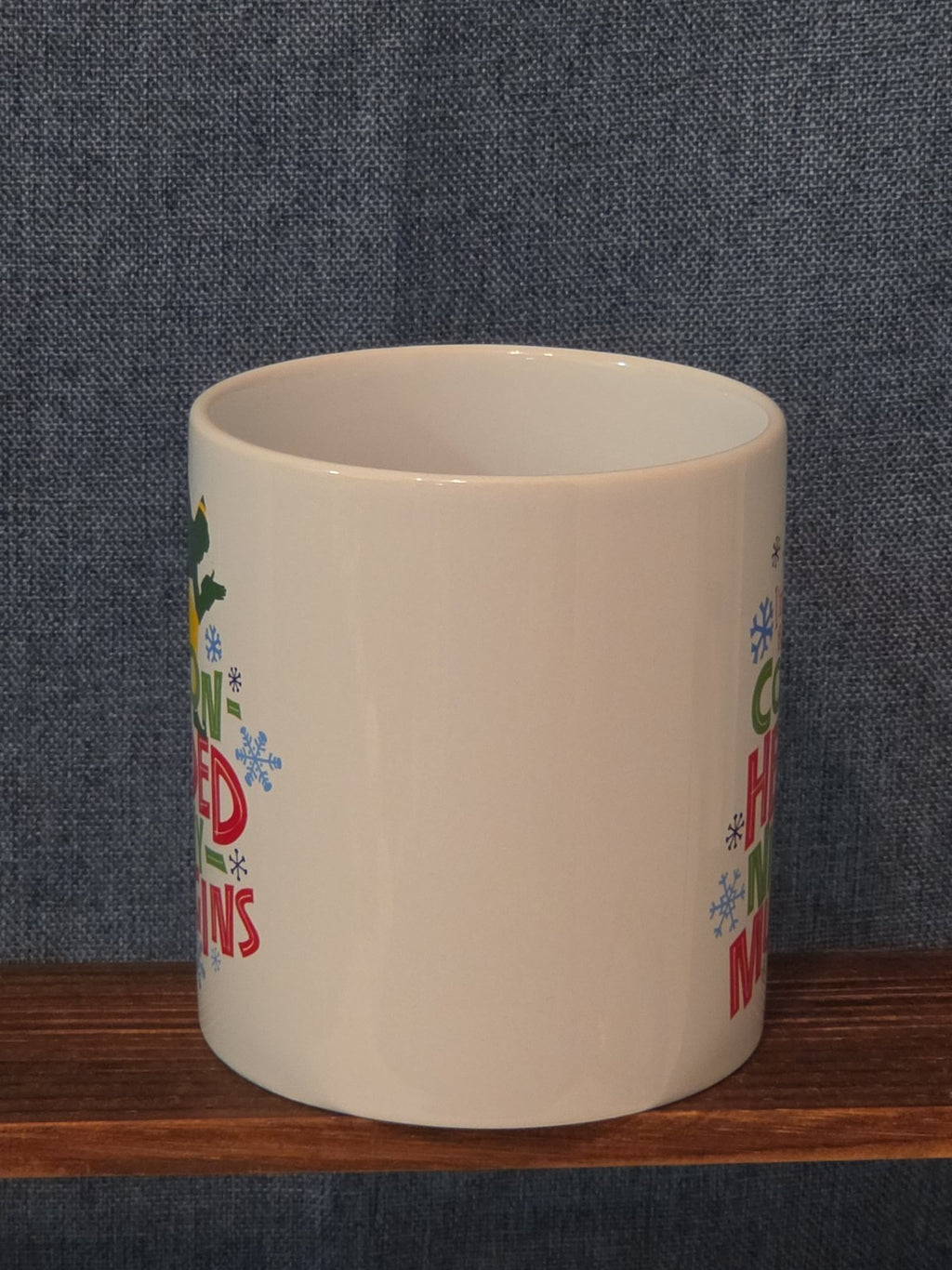 ELF Christmas Movie Ceramic Coffee Mug I'm a Cotton-Headed Ninny-Muggins 20 oz