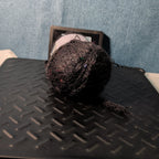 Loops & Threads Dewdrops Yarn #14 Jet Black Sequins Mohair Bulky DISCONTINUED